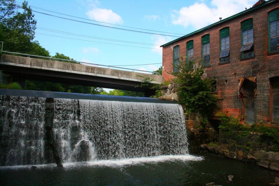 The waterfall