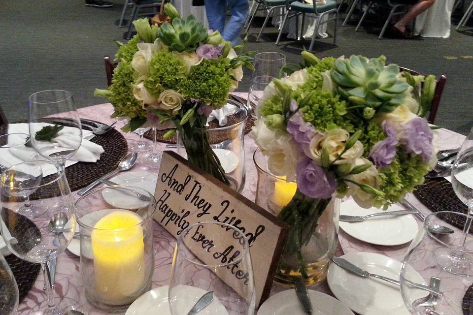 Sample centerpiece