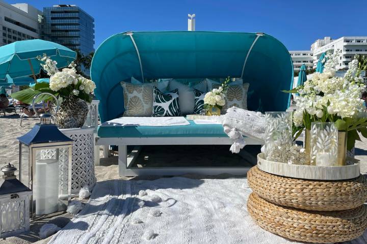 Beach Cabanita Proposal Set-up