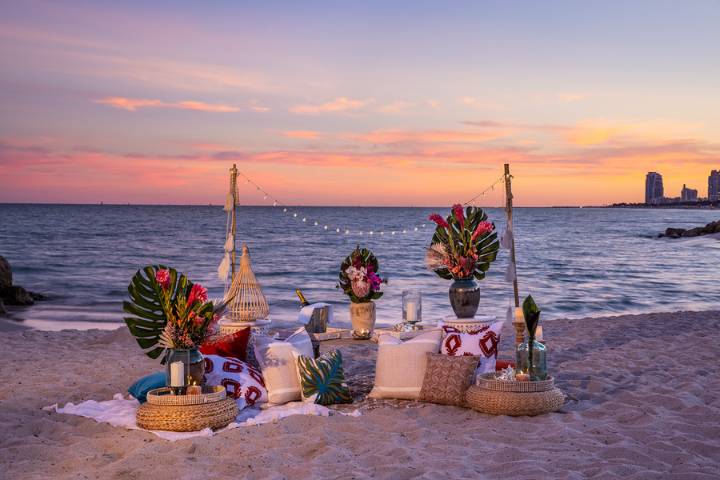 Dune Romance Proposal Set-up