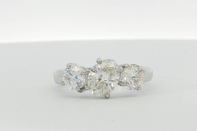 18K White Gold 1.82 ctw