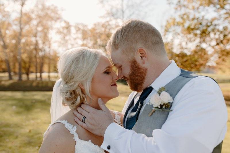 Newlyweds at The Trout Club