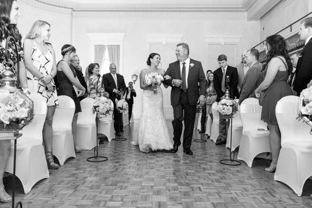 Walking down the aisle