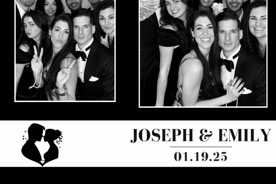 Lovely wedding with the black/