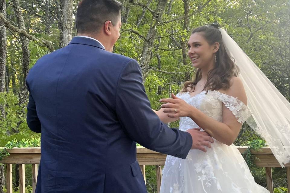 First Dance by the woods