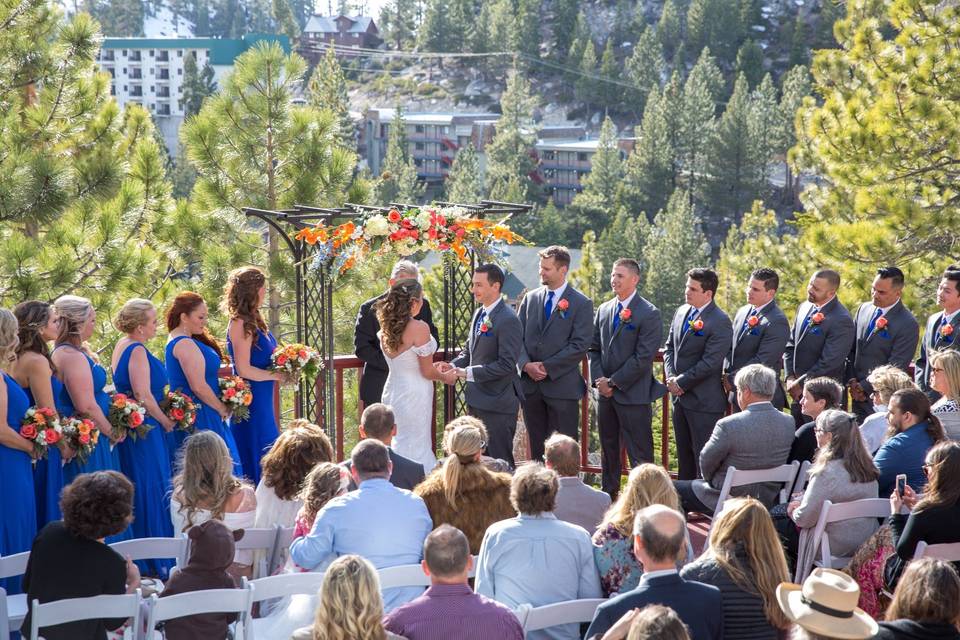 Sierra View Deck Ceremony