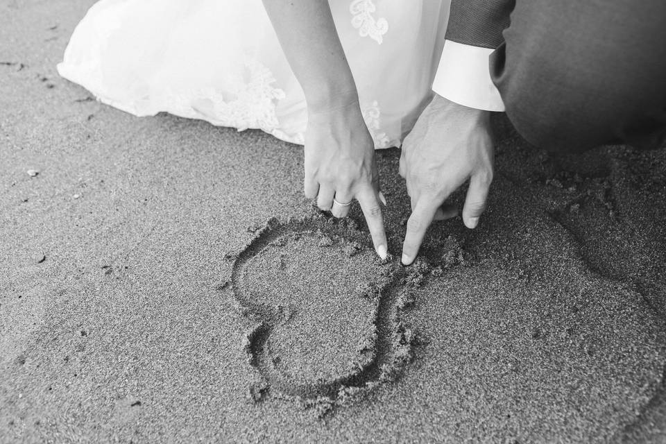 Heart In Sand
