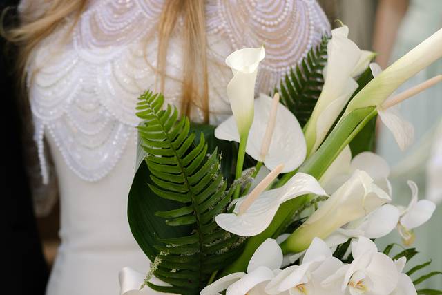 Calla lily and anthurium