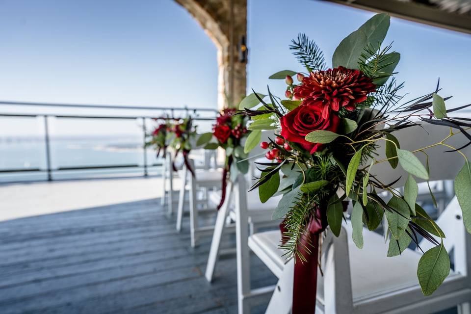 Chair florals- Texas Blooms