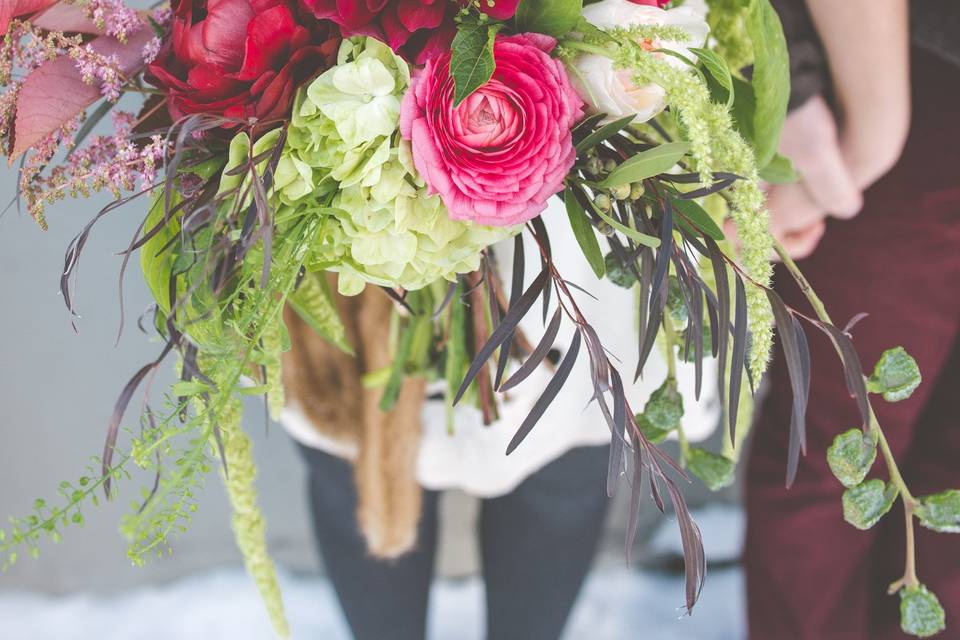 Hand tied bouquet-Texas Blooms