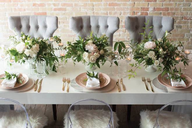 Table florals- Texas Blooms