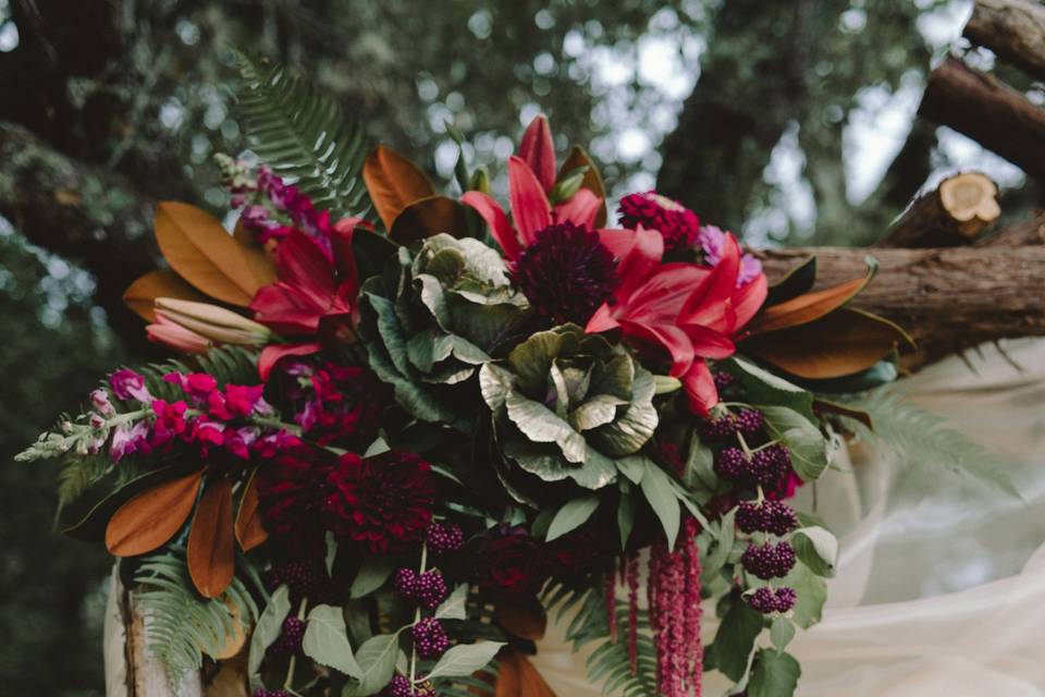 Woodland arch- Texas Blooms