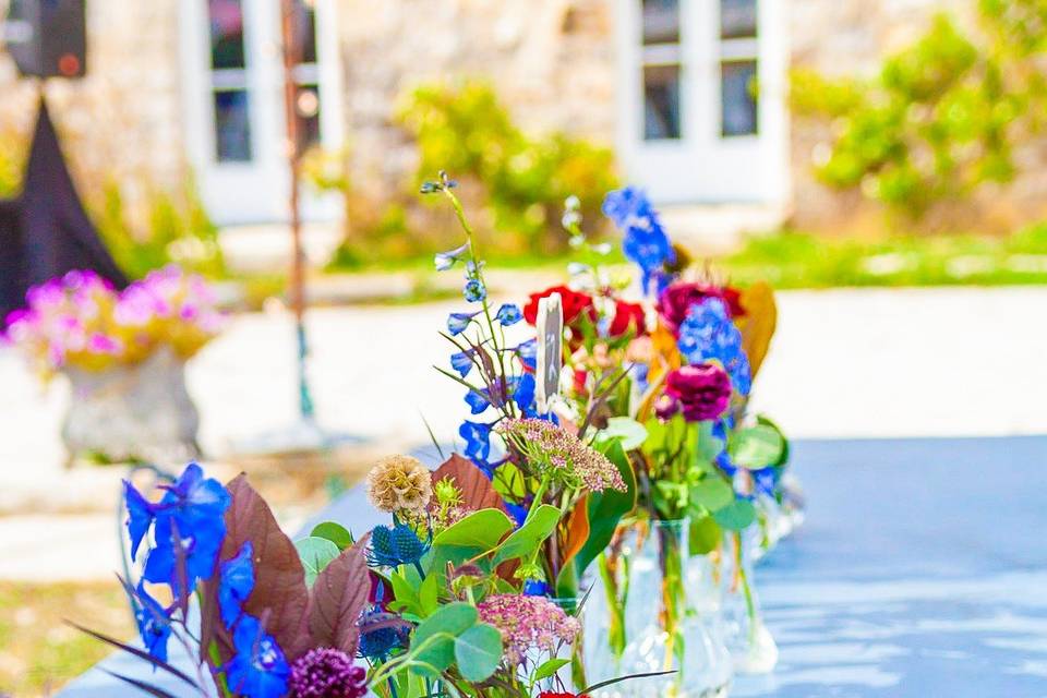 Bud vase florals- Texas Blooms