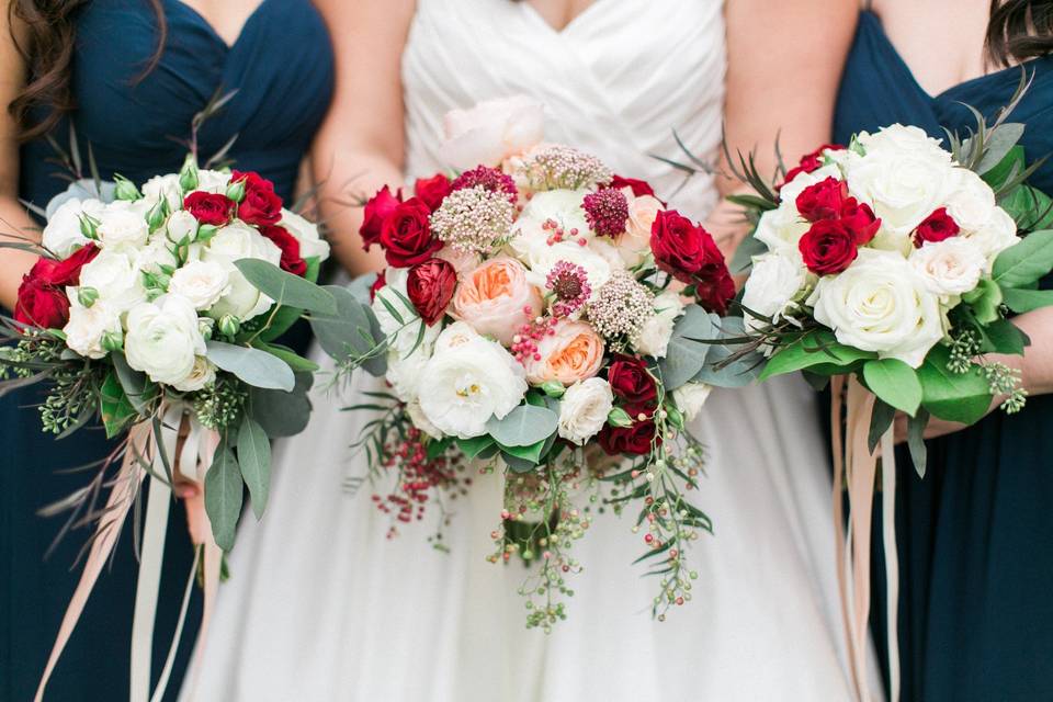 Bridal party- Texas Blooms