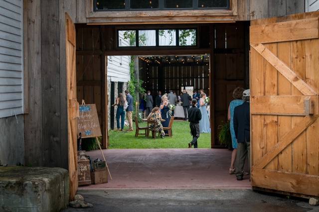 Entrance through creamery