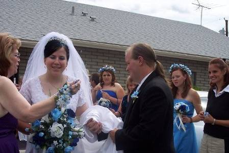 Wedding in shades of Blue.