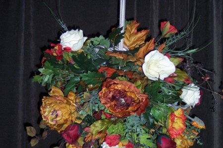 Large Pomander to hang from church ceiling... Renaissance Wedding.