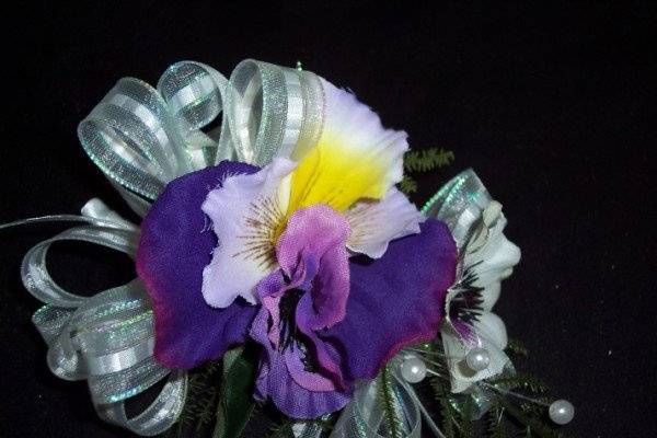 Pansy Corsage