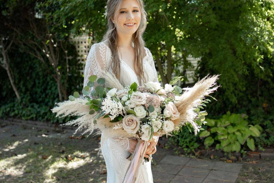 Bride in the Garden