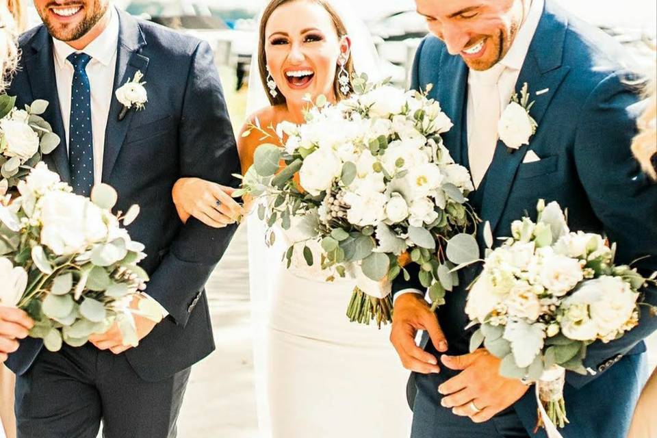 Bridal party flowers