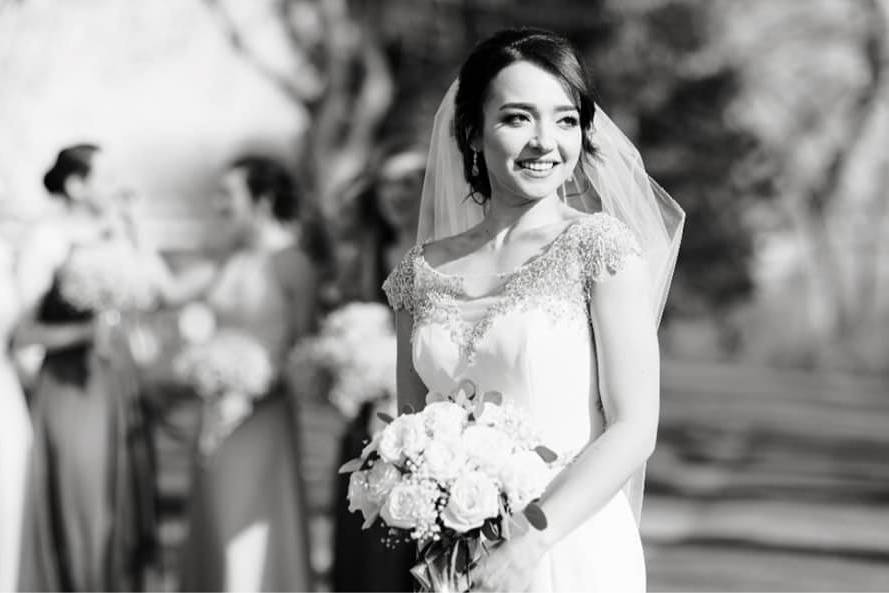 Bride and Bridesmaids