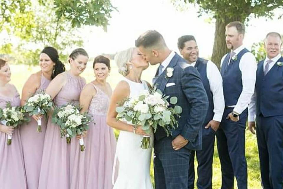 Bridal party flowers