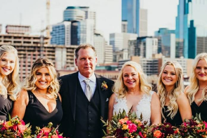 Bridal party flowers