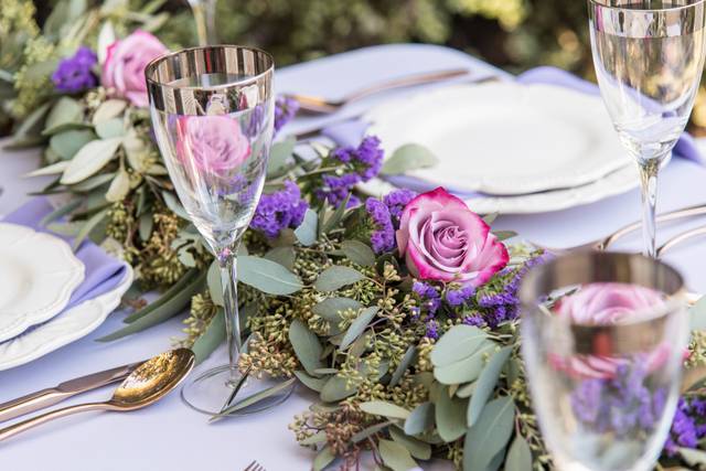 Sample table centerpiece