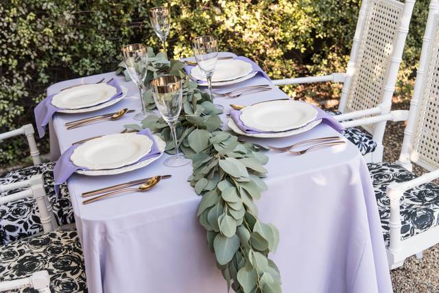 Sample table set-up