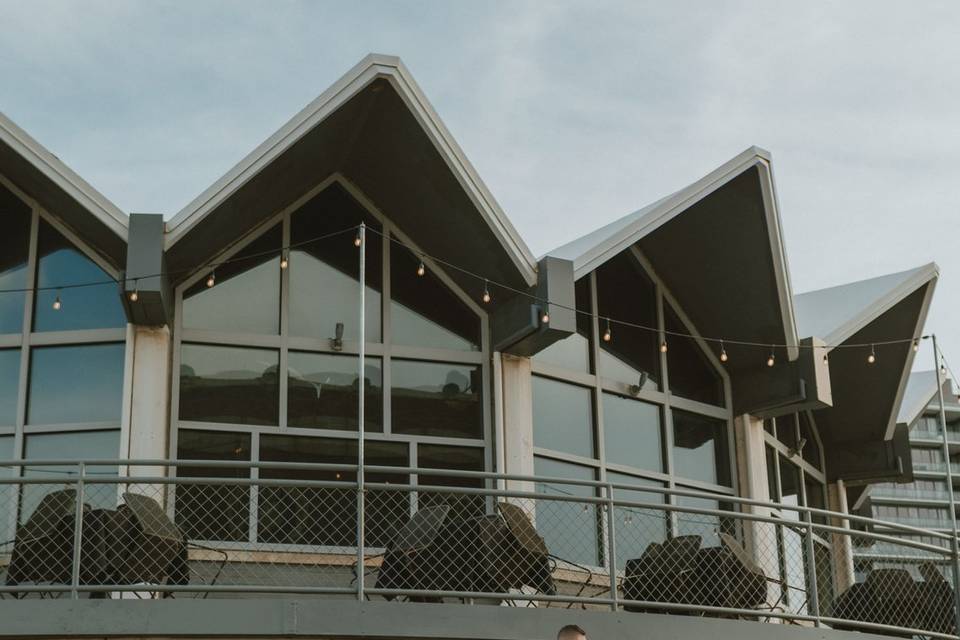 Front View of Building