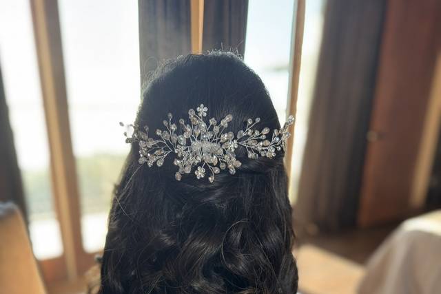 Half Up Bridal Hair Style
