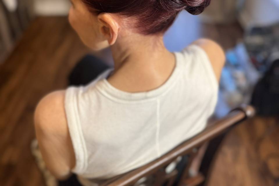 High Updo Hair Style