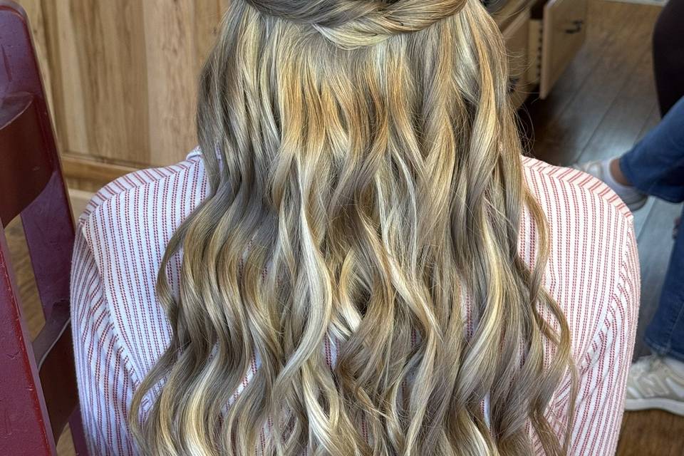 Twist Half Up Hair