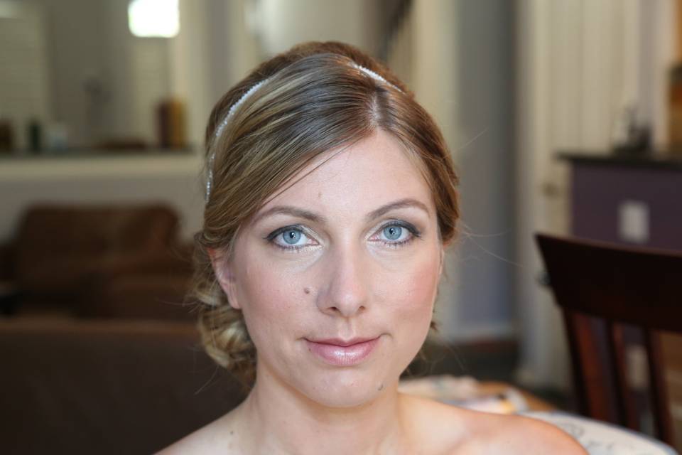 Caucasian Bride Natural Makeup