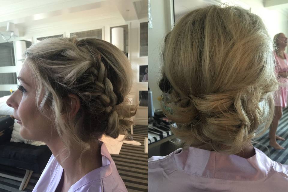 Bridesmaids Up-do Hair Style