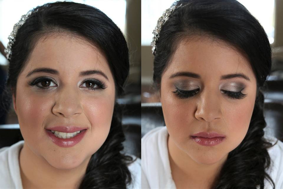 Latina Bride Smokey Eyes 14