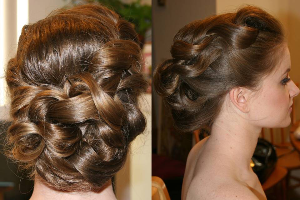 Bride Vintage Updo Hair