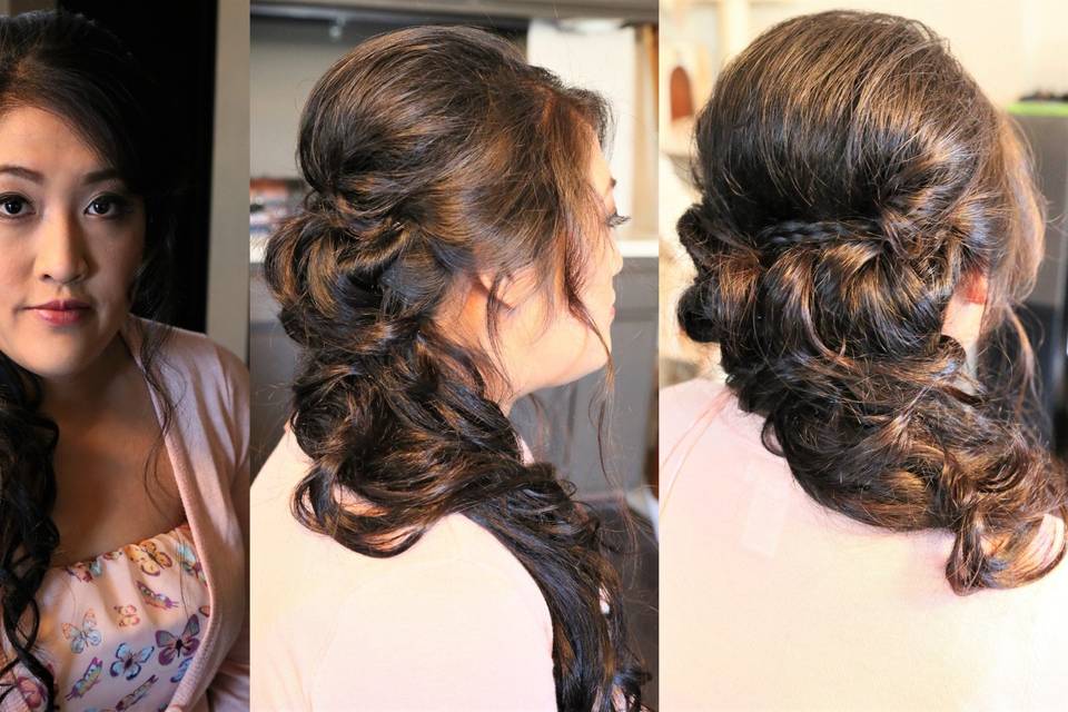 Side Ponytail Bridal Hair 13