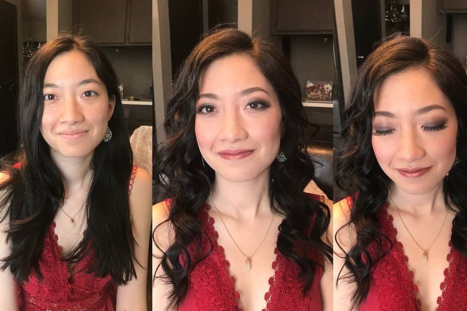 Asian Bride Smokey Makeup 19