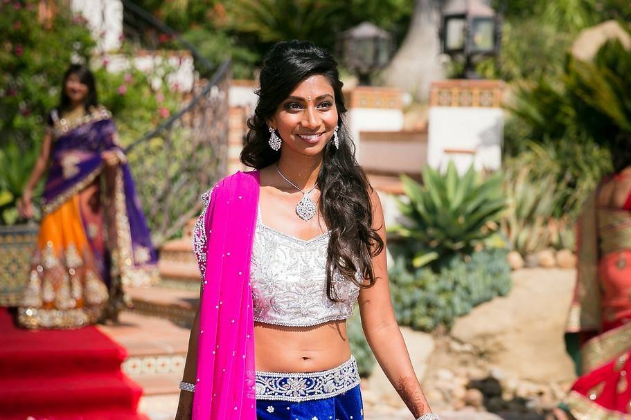 Indian Bridesmaid Saree Dress
