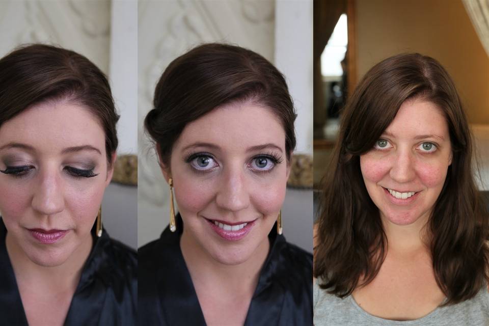 Bridesmaid Makeup & Hair 14