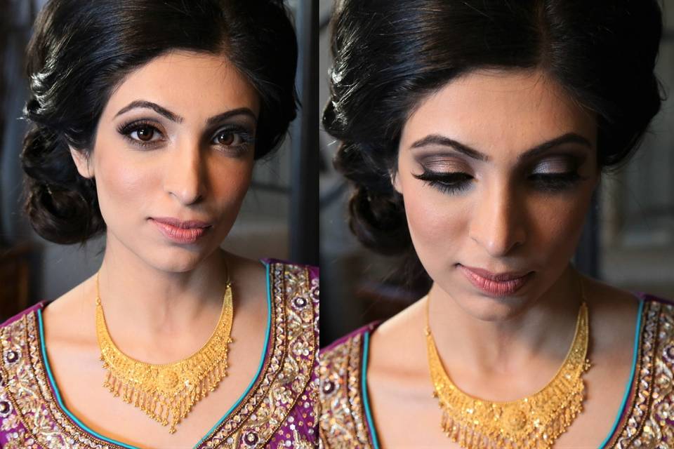 Blushing Bridal Makeup