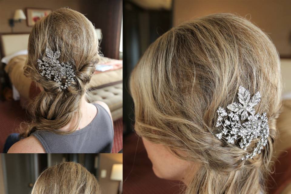 Bridal Side Ponytail Hair