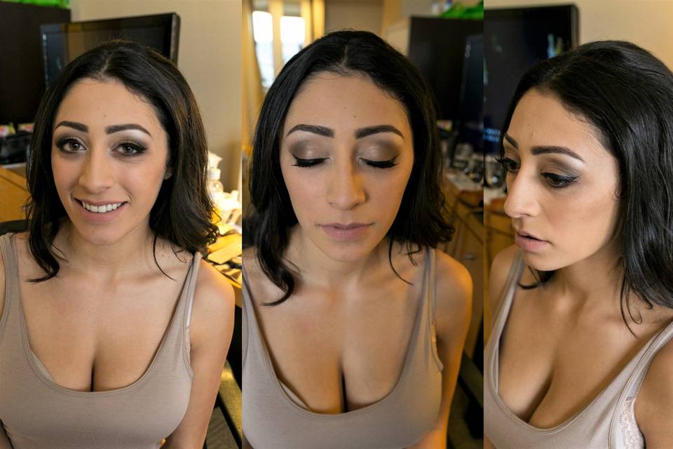 Latina Smokey Eyes Makeup