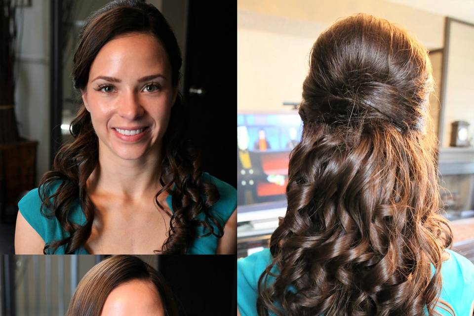 Caucasian Bride Hair Style