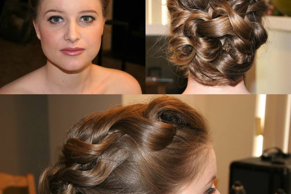 Vintage Updo Hair Style
