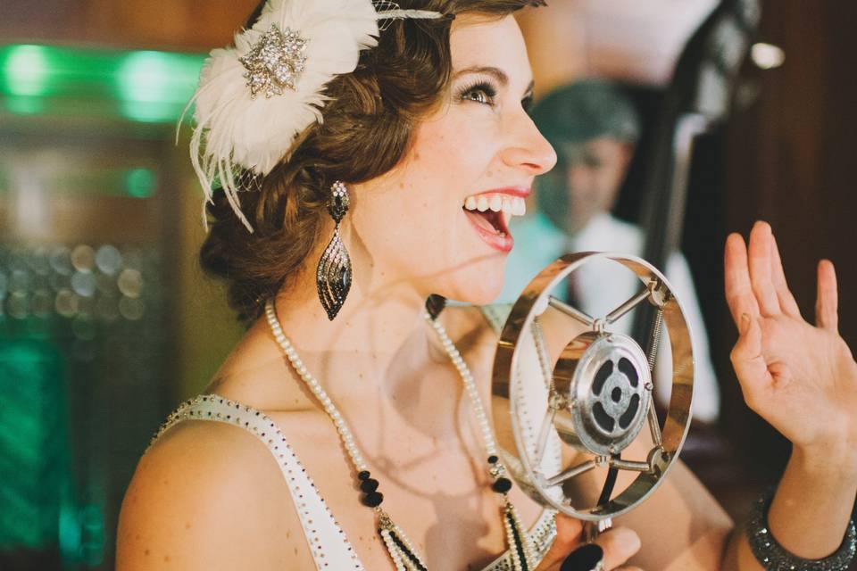 Vintage Gatsby Makeup & Hair