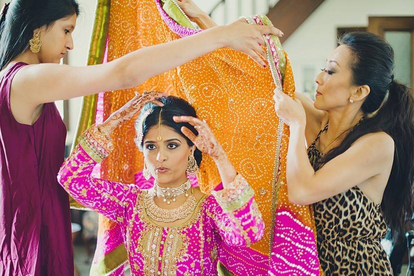 South Asian Bride Makeup&Hair