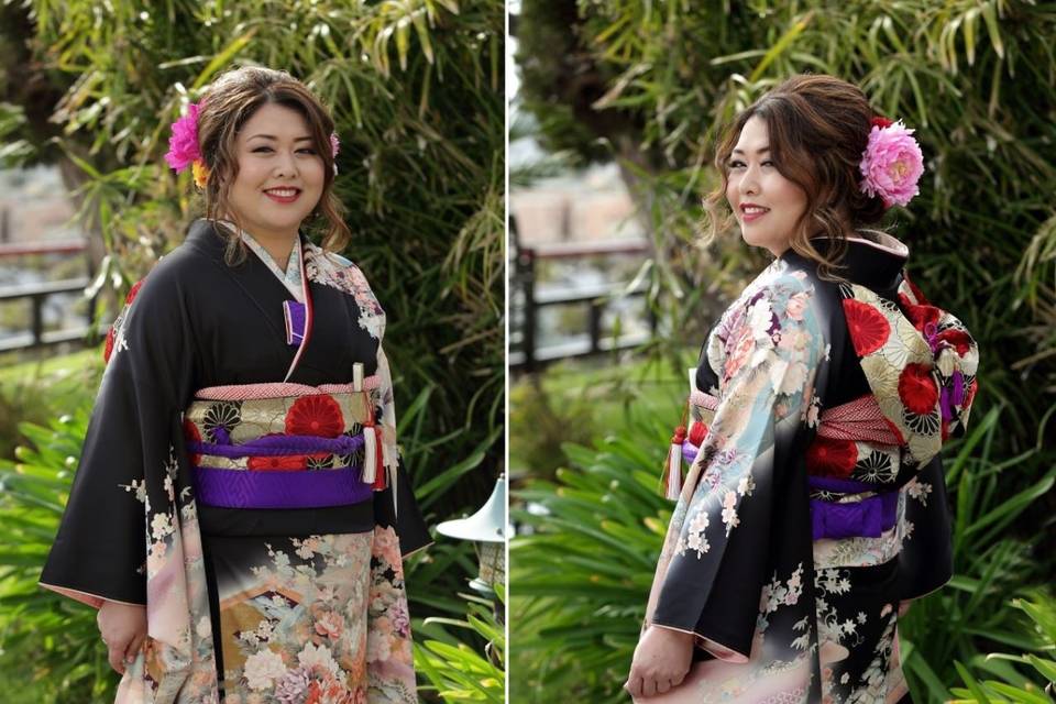 Japanese Bridal Kimono MUA