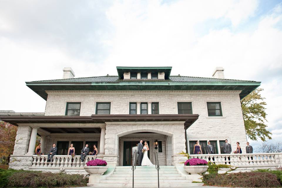 Brittany and Spencer's Chicago, Illinois wedding in the Loop Downtown and on the campus of Loyola University along Lake Michigan | Bridal Party